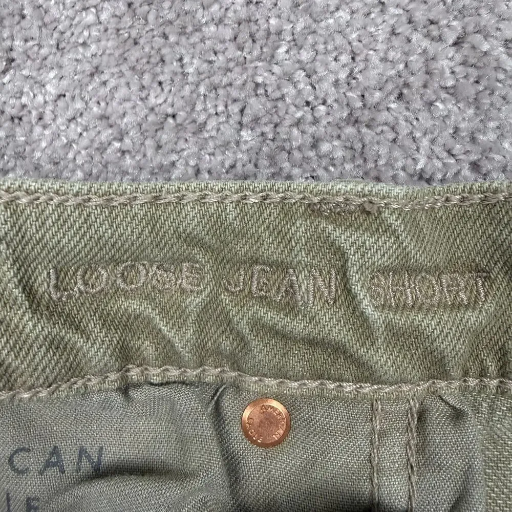 American Eagle EasyFlex Light Brown Denim Shorts Mens Size 36 Streetwear Utility